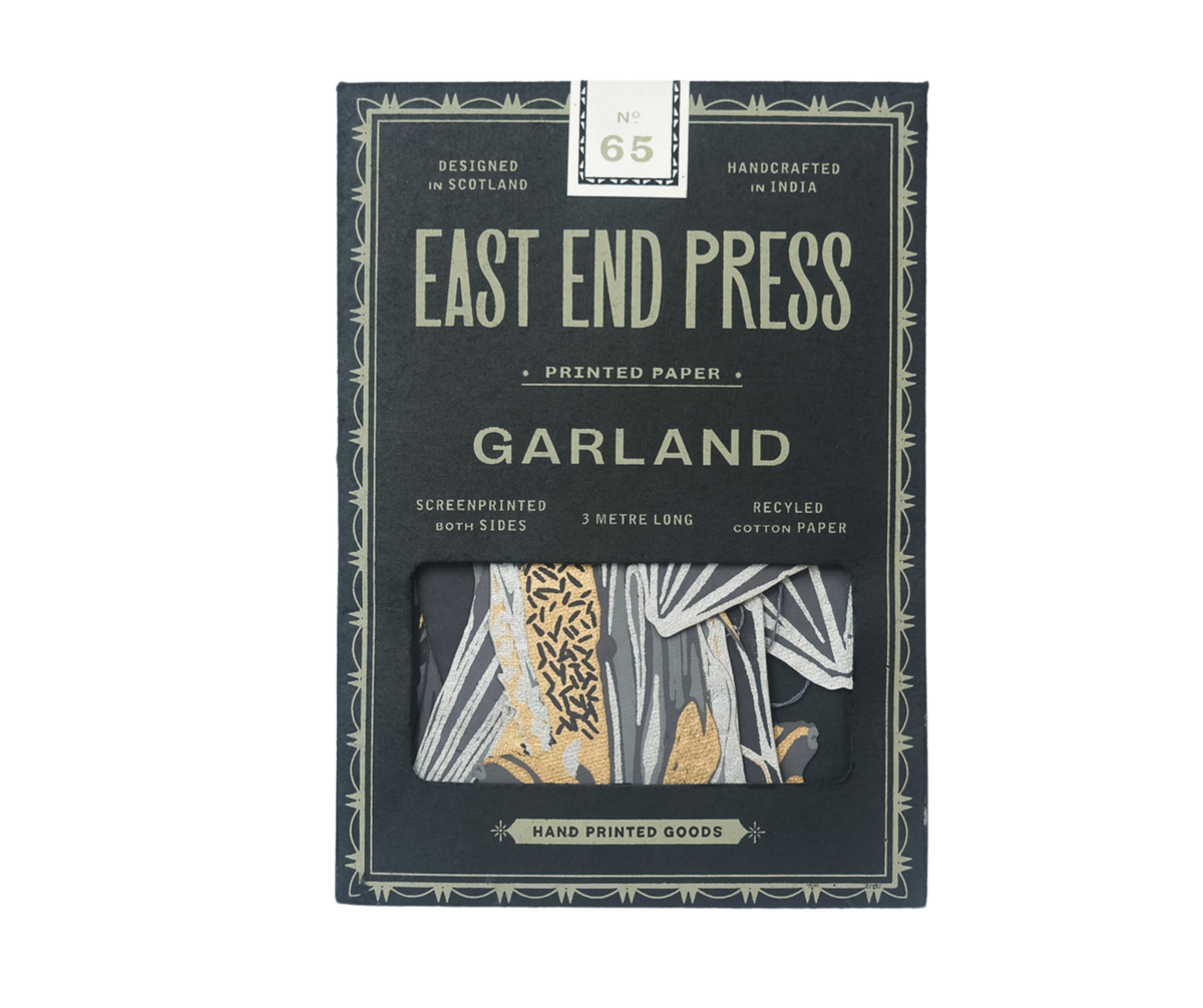 BATS Sewn Garland Decoration By East End Press