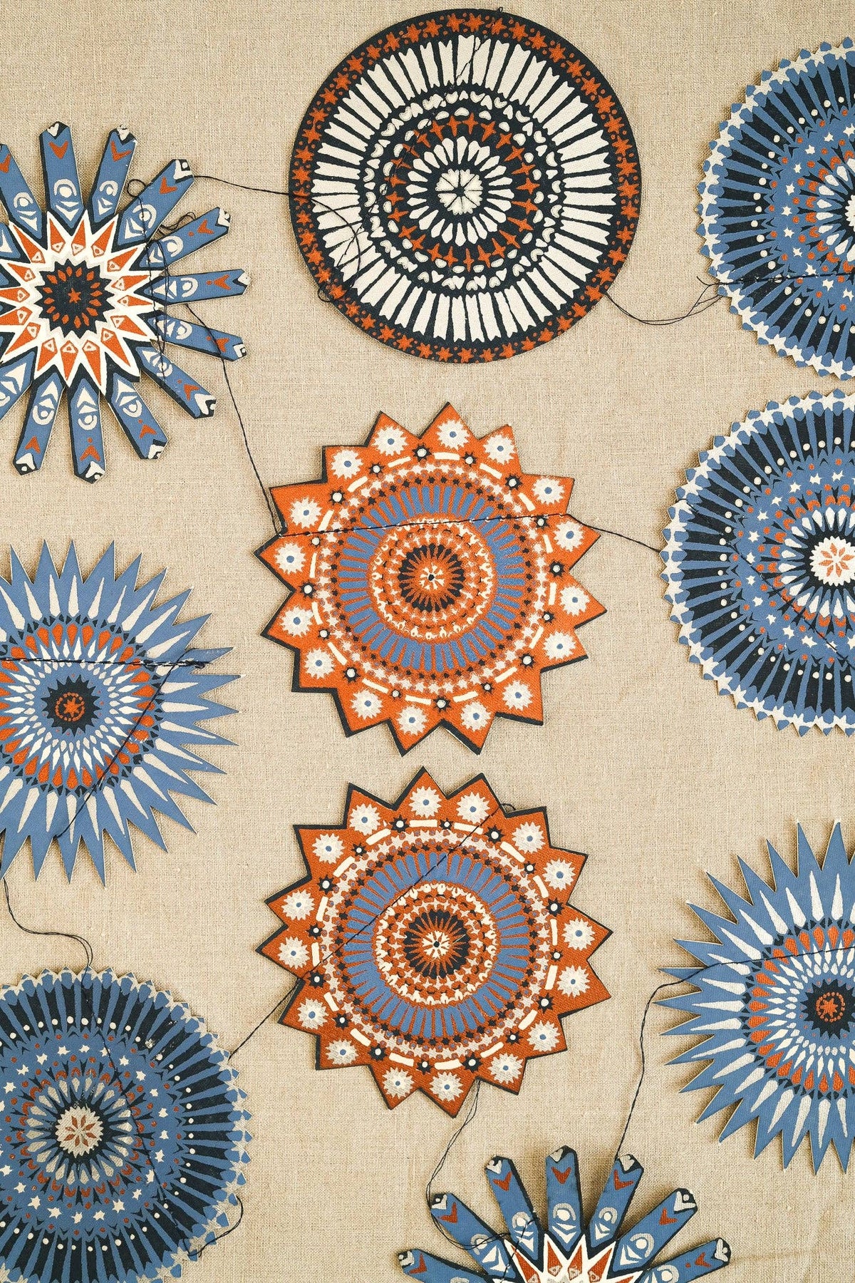 Stars Sewn Garland By East End Press