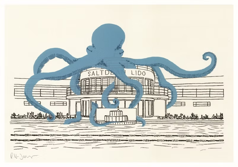 Saltdean Lido greeting cards by Ruth Wragg-Jones