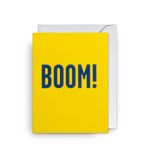 Boom! Mini Card by Kelly Hyatt