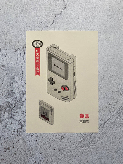 Gameboy Risograph Print By Mockup Goods