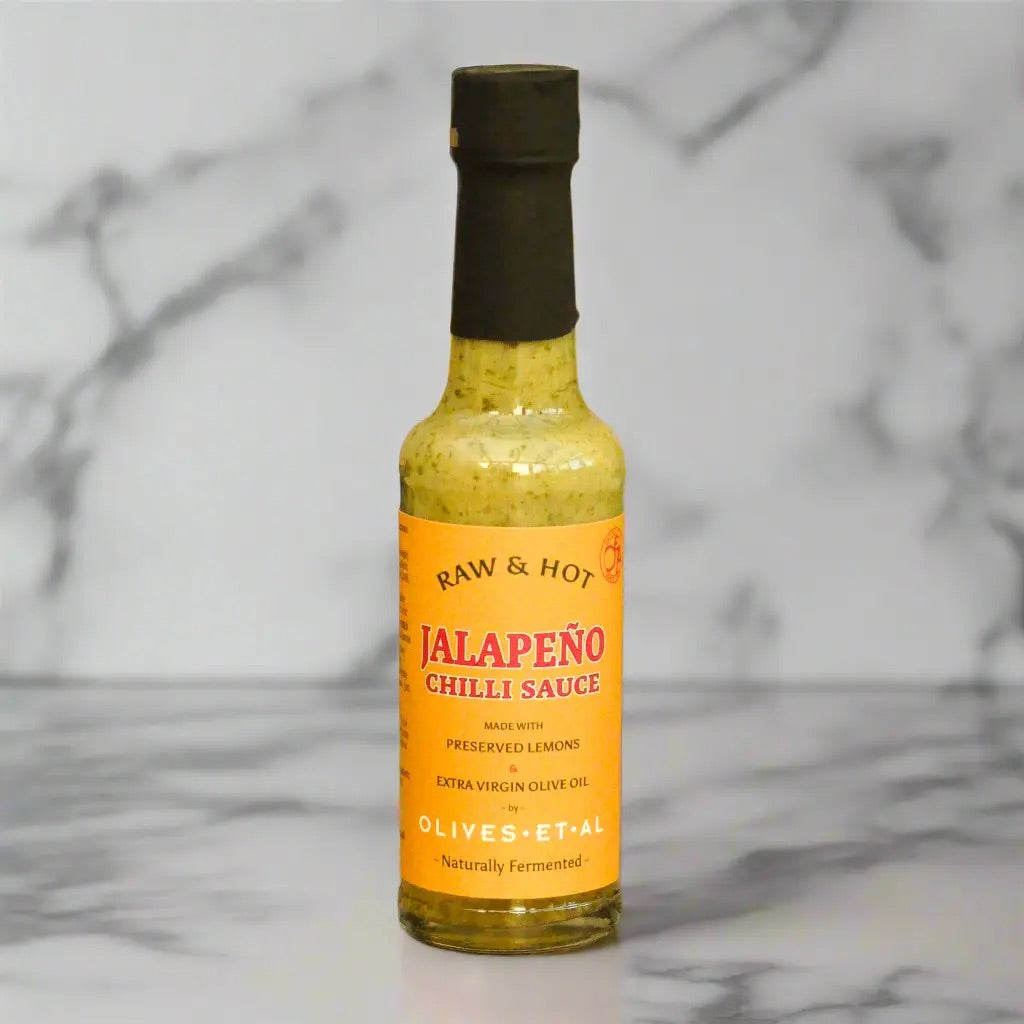 Raw & Hot Jalapeño Chilli Sauce By Olives Et Al