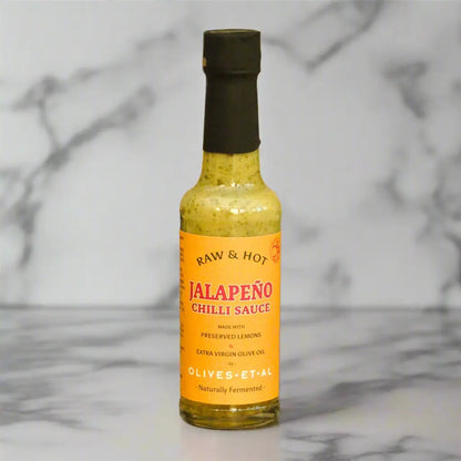 Raw & Hot Jalapeño Chilli Sauce By Olives Et Al