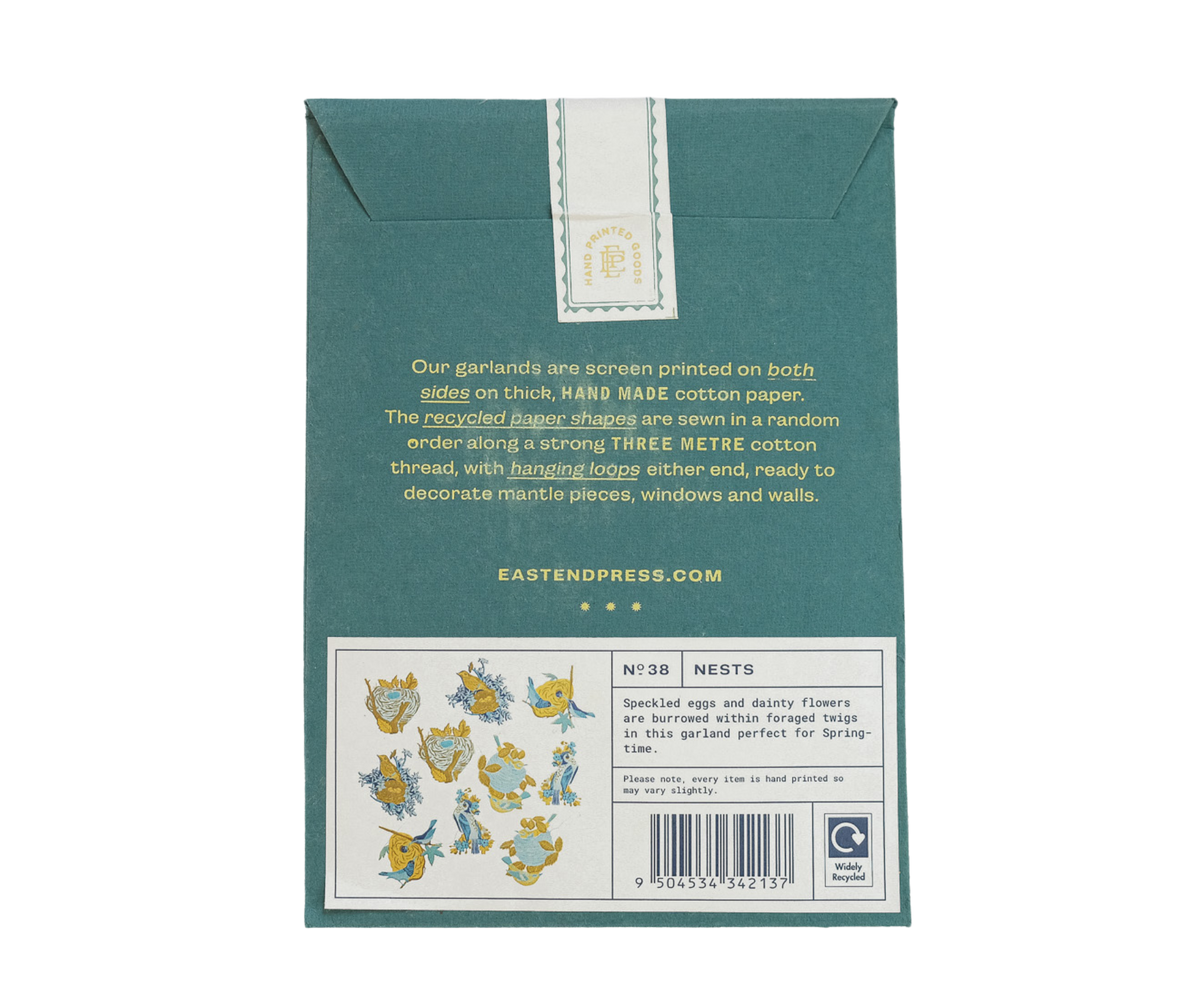 Nests Sewn Garland By East End Press