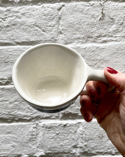 Ceramic Mug With Cat by Anna Soba