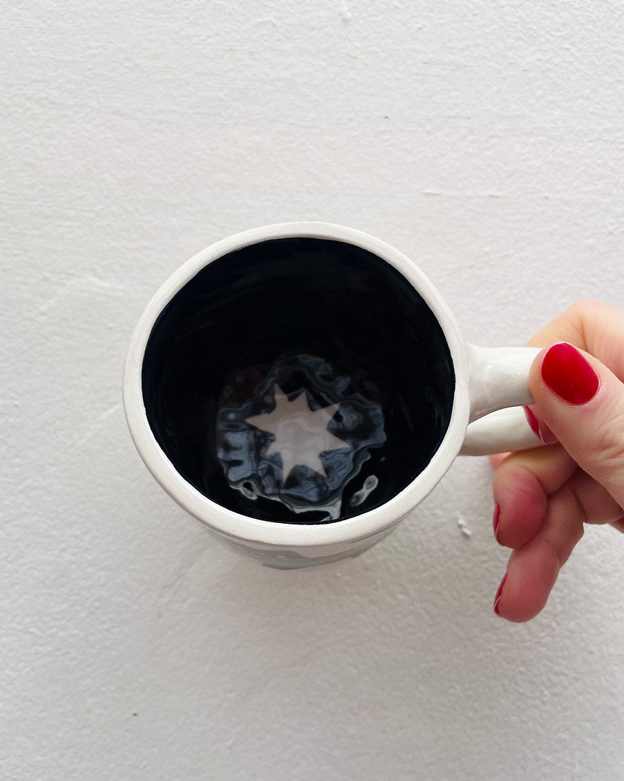 Ceramic Mug With Cat by Anna Soba