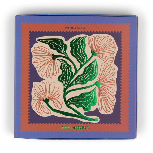 Paddywax Jumbo Boxed Matches - Floral by Designworks Collective