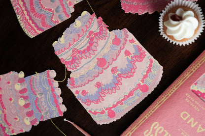 Celebration / Birthday CAKES Sewn Garland By East End Press