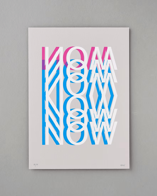NOW - Grey, Limited Edition by Floppy Toast