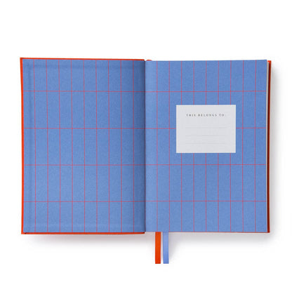 Orange Fabric Daily Planner By Oh Deer