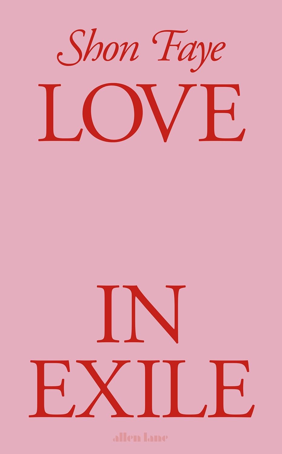 Love in Exile book by Shon Faye