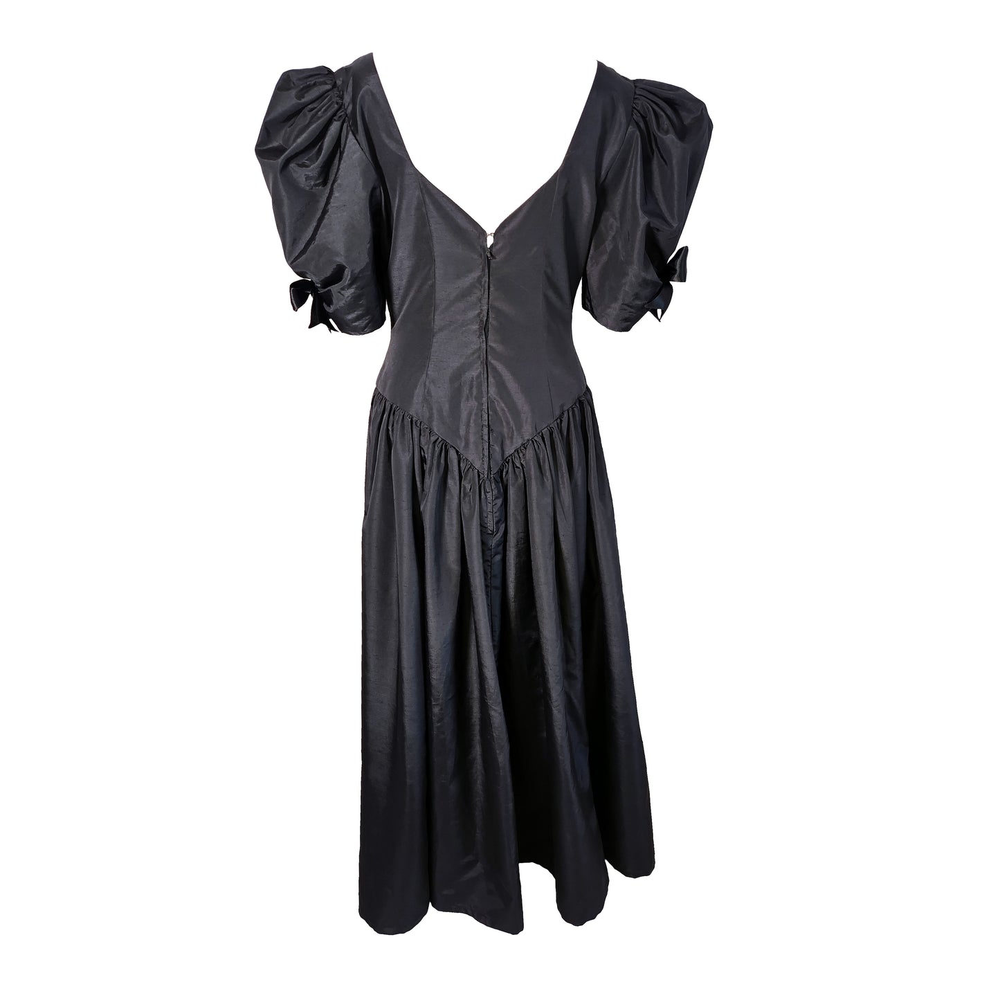 Eerie Black 80s Prom Dress by Odd Janko