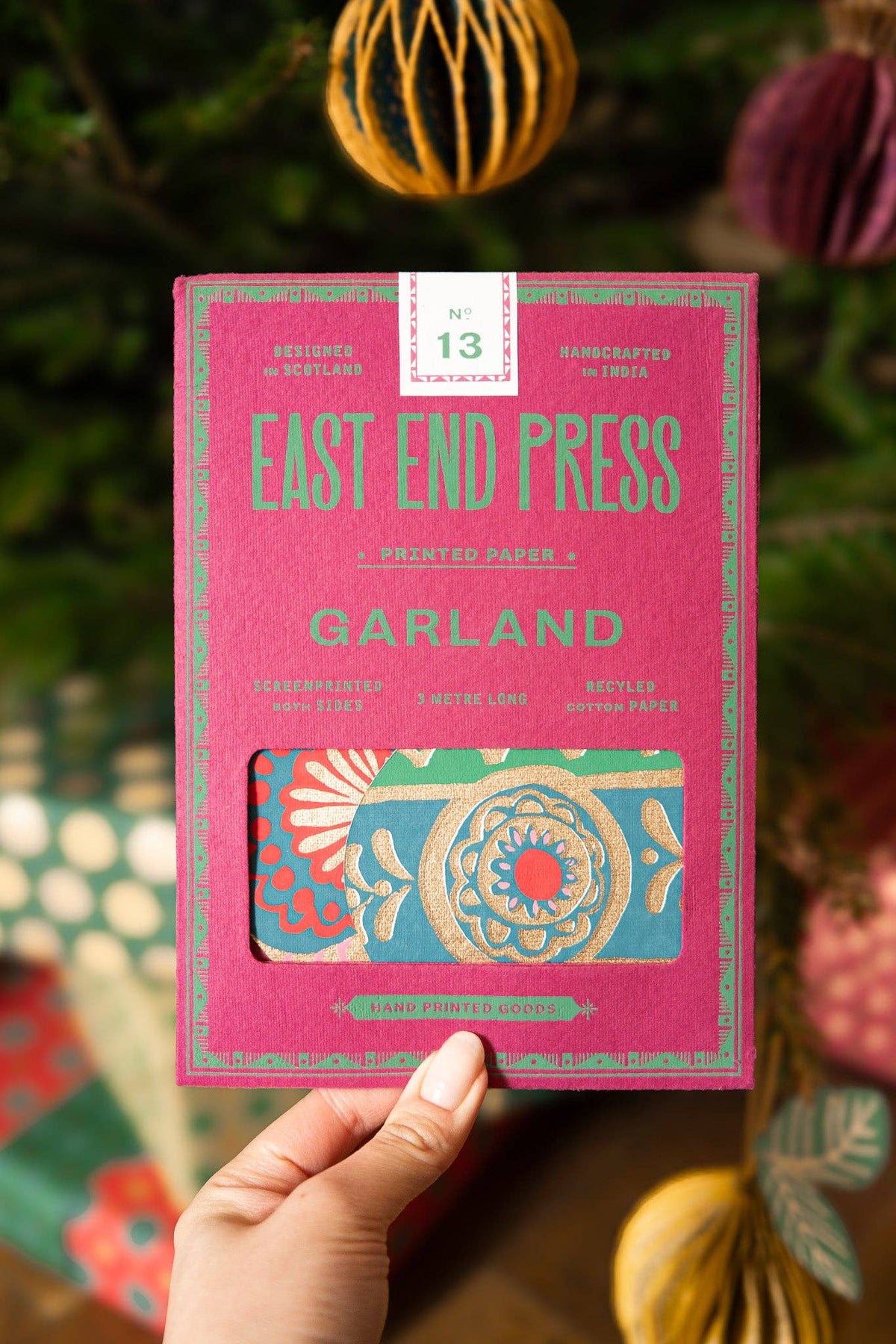 Baubles Sewn Garland By East End Press