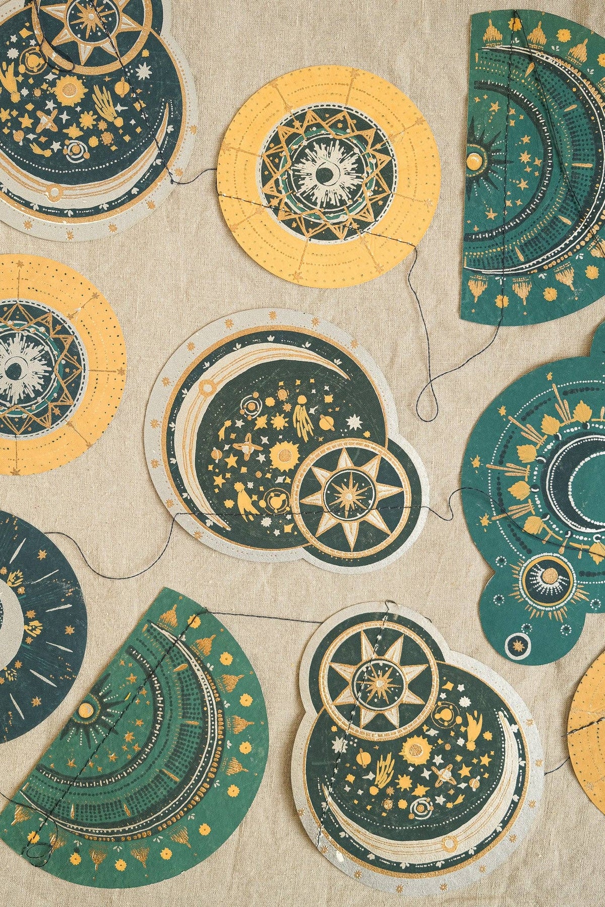 Celestial Sewn Garland By East End Press