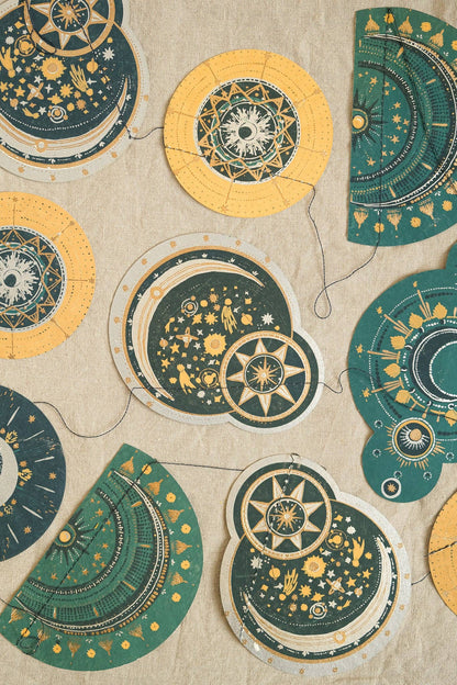 Celestial Sewn Garland By East End Press