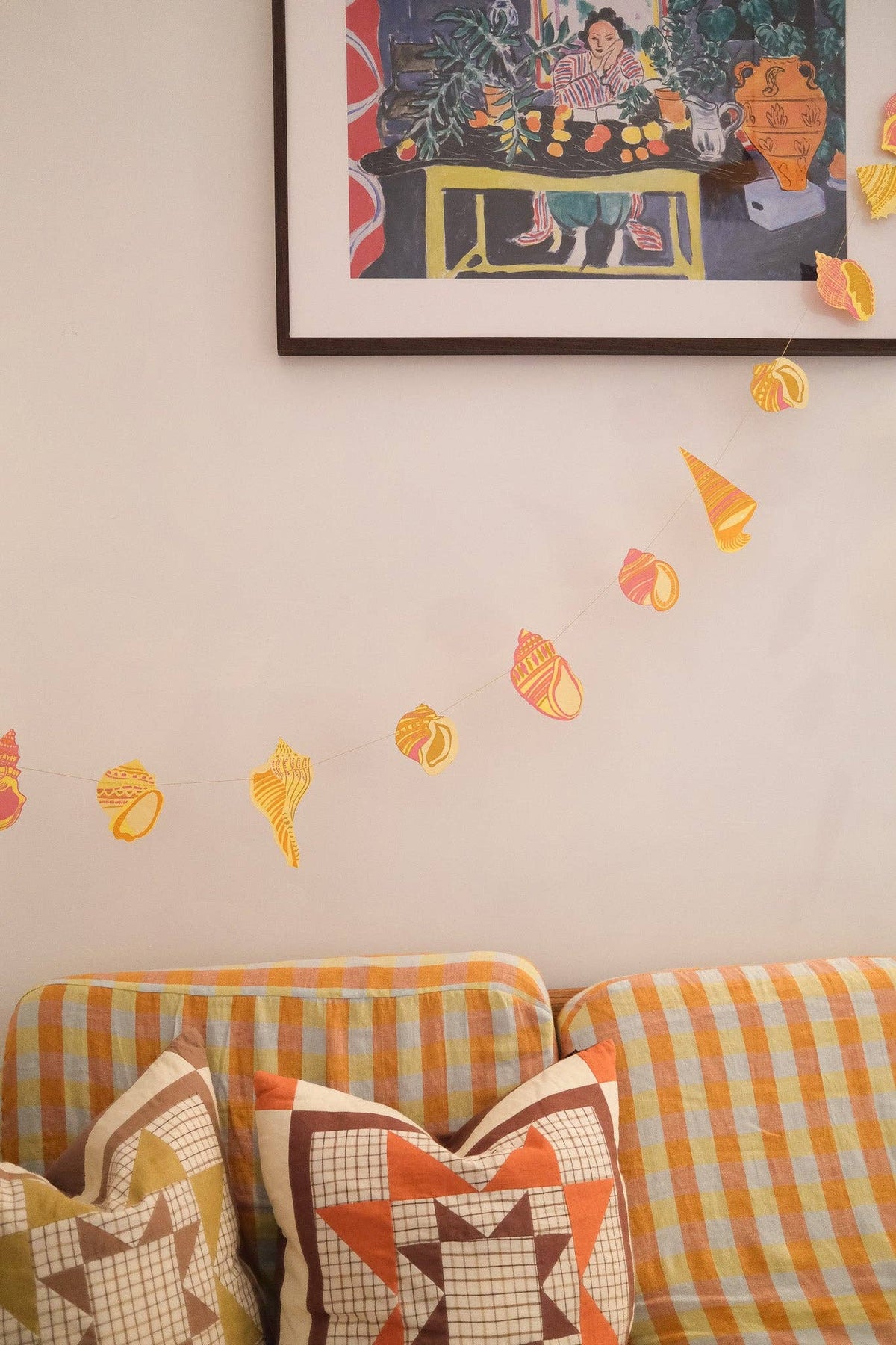 Shell Sewn Garland By East End Press