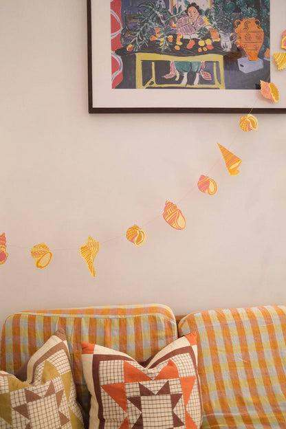 Shell Sewn Garland By East End Press