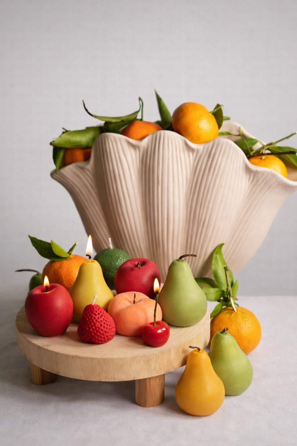 Handmade Fruit-shaped Candles By Flametip