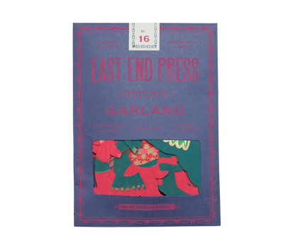 Bright Reindeer Sewn Garland By East End Press