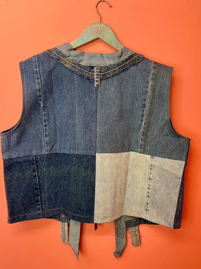 Skedaddle Denim Vest By ByByrd