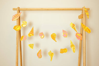 Shell Sewn Garland By East End Press