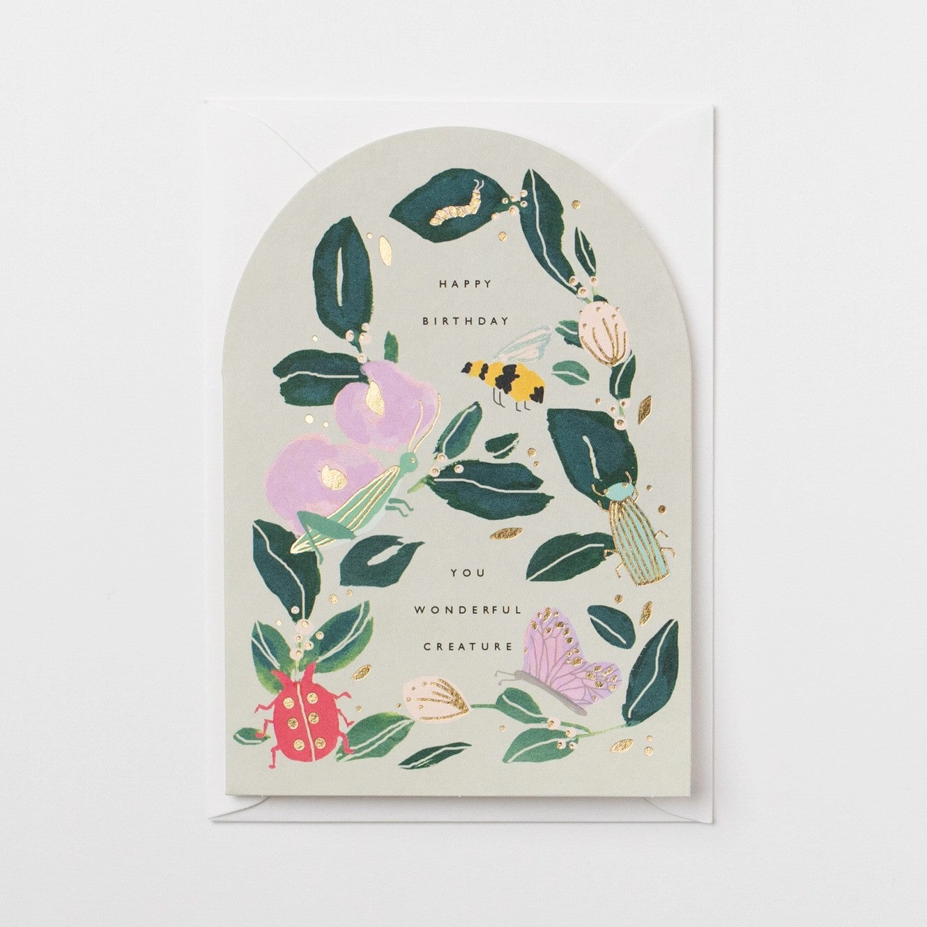 Happy Birthday You Wonderful Creature Card By Katie Housley
