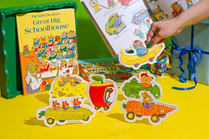 Bananas Gorilla Car - Die-cut Card by Richard Scarry