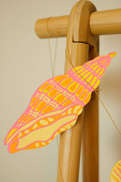 Shell Sewn Garland By East End Press