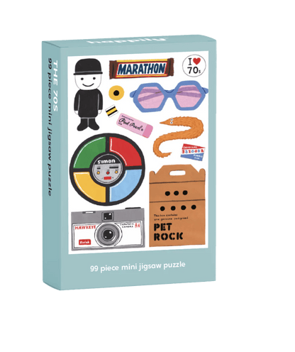 In the 70's - 99 Piece Mini Jigsaw Puzzle by Happily