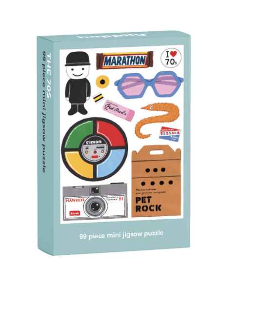 In the 70's - 99 Piece Mini Jigsaw Puzzle by Happily