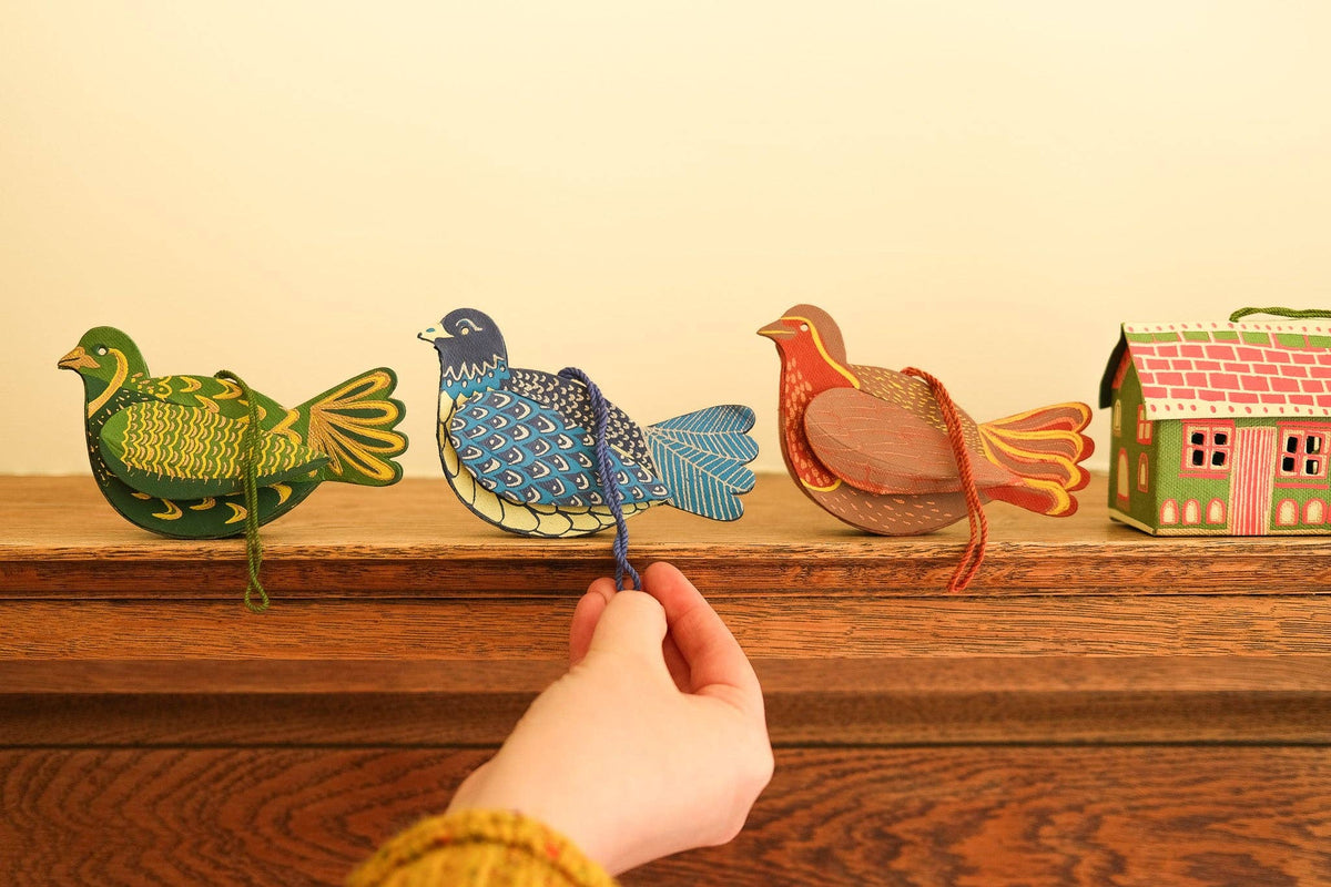 Dove Screen-Printed Board Decoration By East End Press