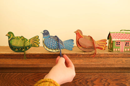 Dove Screen-Printed Board Decoration By East End Press