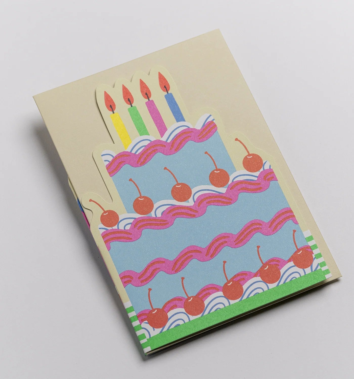 Cake & Jelly Fold Out Concertina Card By Naomi Wilkinson