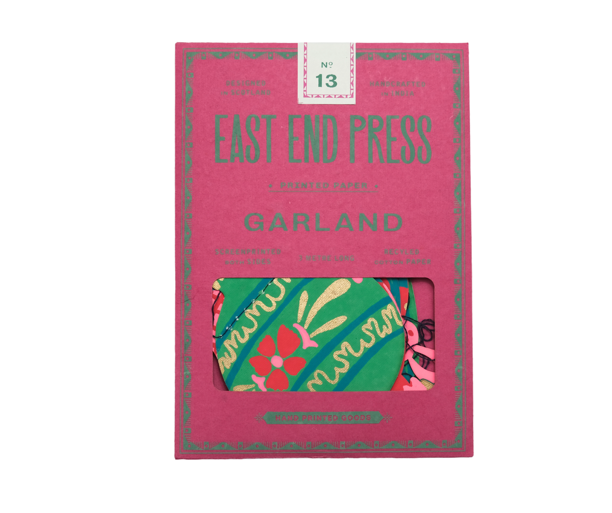 Baubles Sewn Garland By East End Press