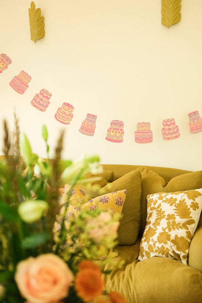 Celebration / Birthday CAKES Sewn Garland By East End Press