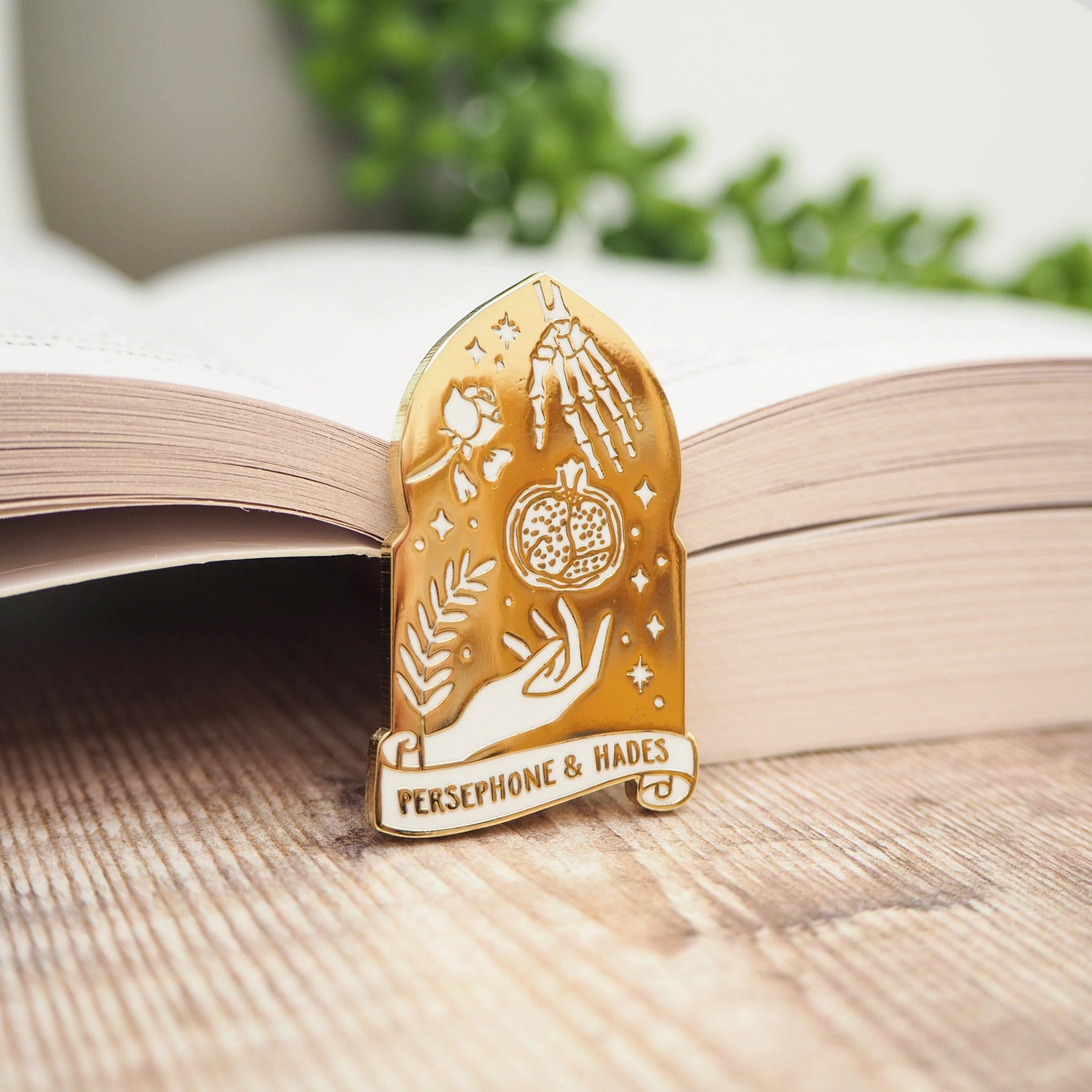 Persephone and Hades Enamel Pin by Literary Emporium