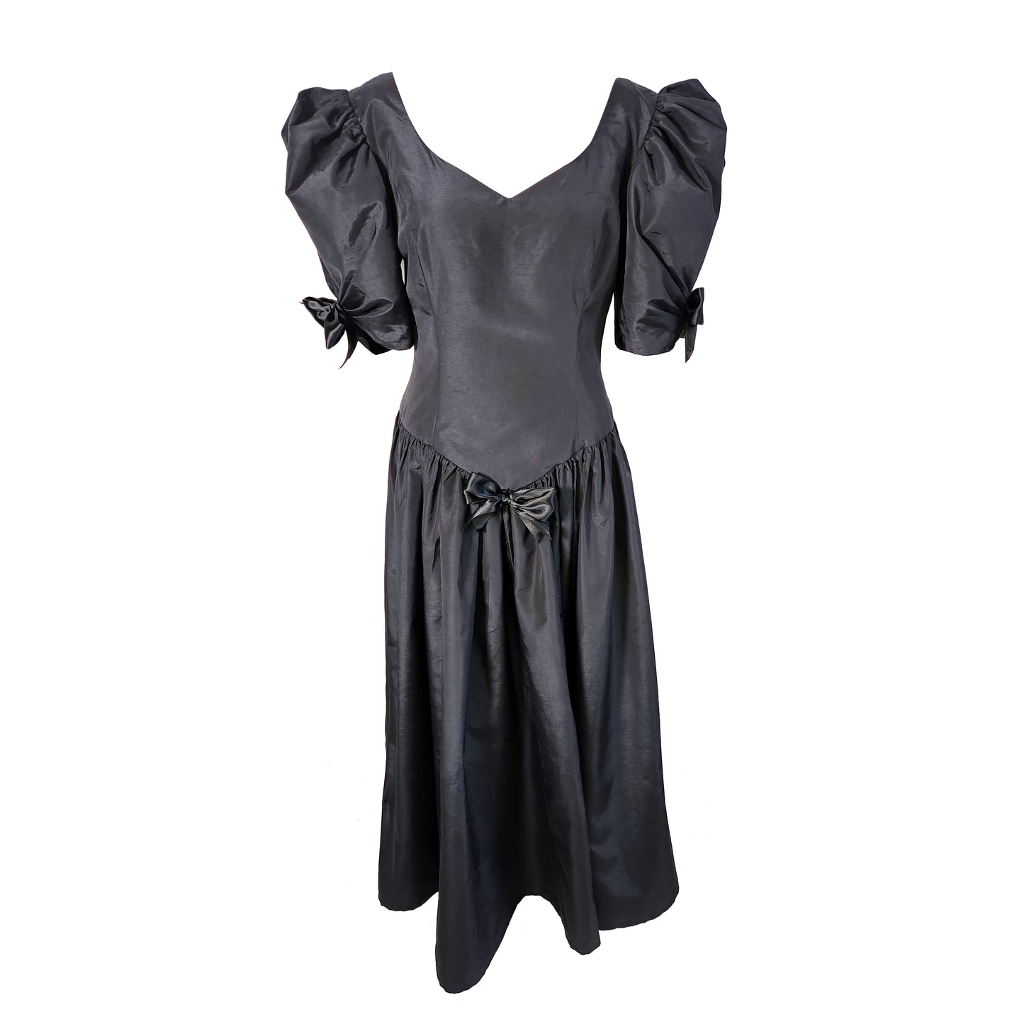 Eerie Black 80s Prom Dress by Odd Janko