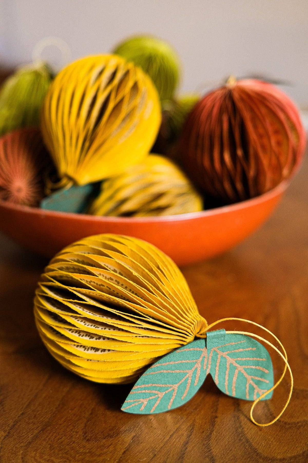 Lemon Honeycomb Ornament By East End Press