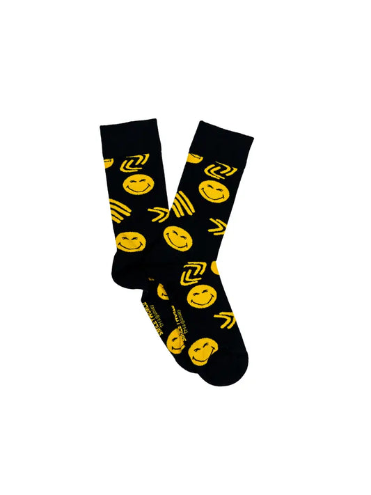 Yellow Icon Smileyworld™ Socks by Afropop