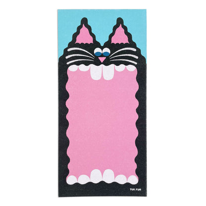 Big Mouth Cat Notepad By YUK FUN