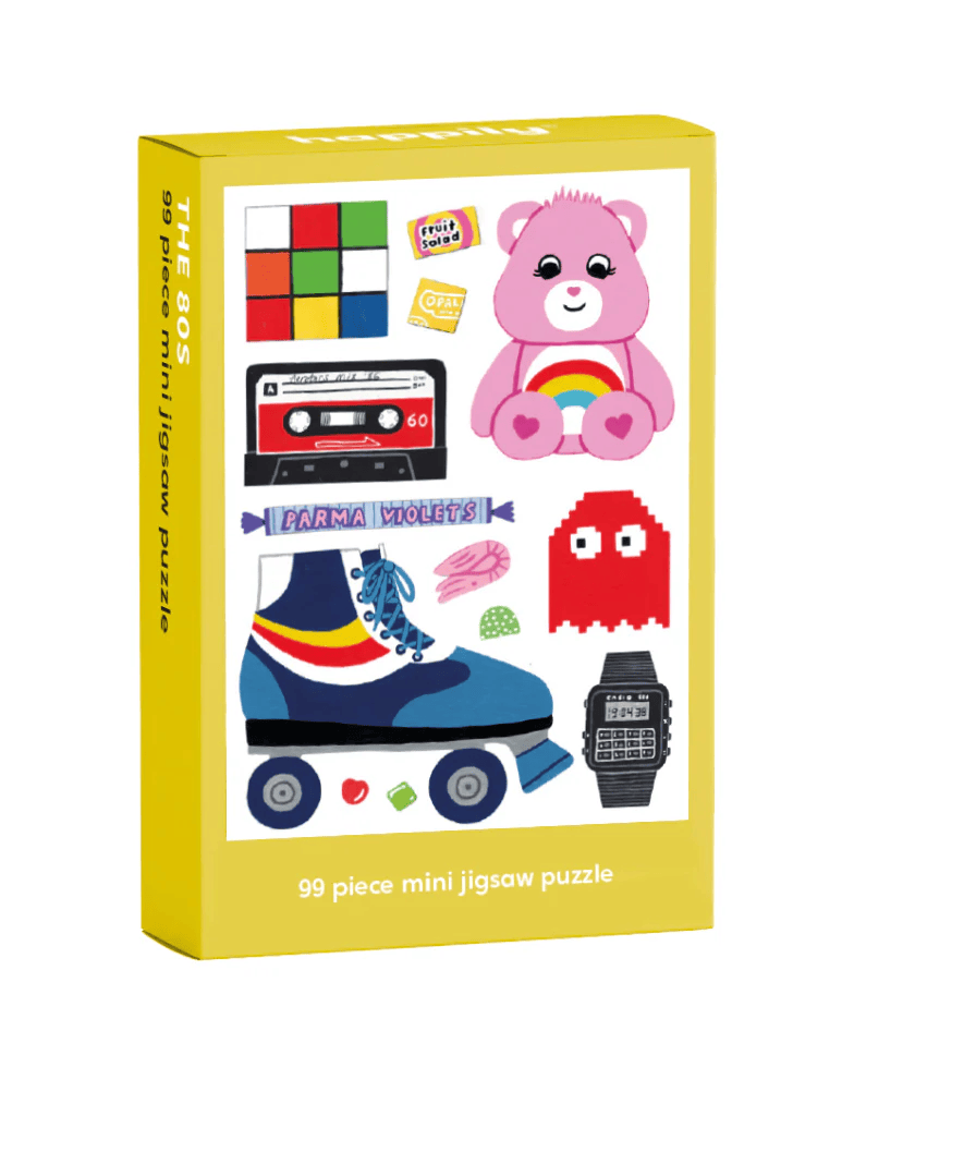 In the 80's - 99 Piece Mini Jigsaw Puzzle by Happily