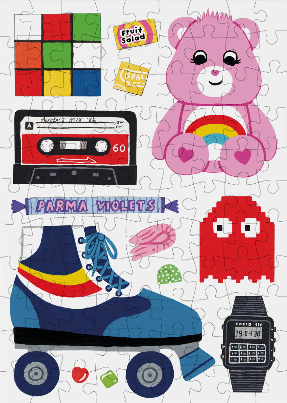 In the 80's - 99 Piece Mini Jigsaw Puzzle by Happily