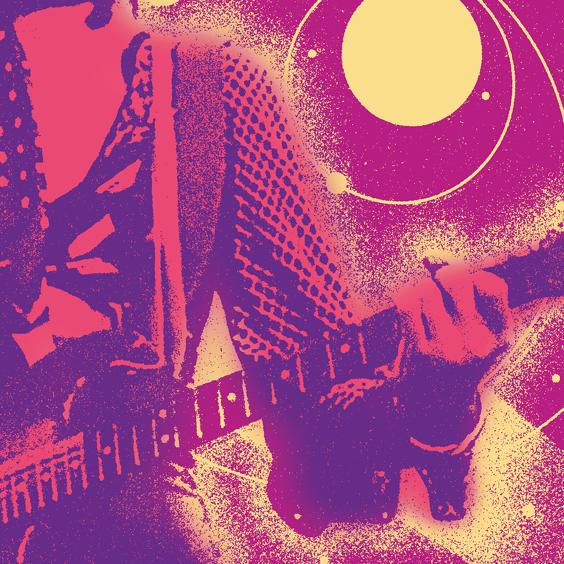 Starman David Bowie art print by Stereo Typist