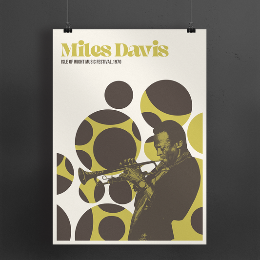 Miles Davis Icons of Jazz Art Print By Stereo Typist