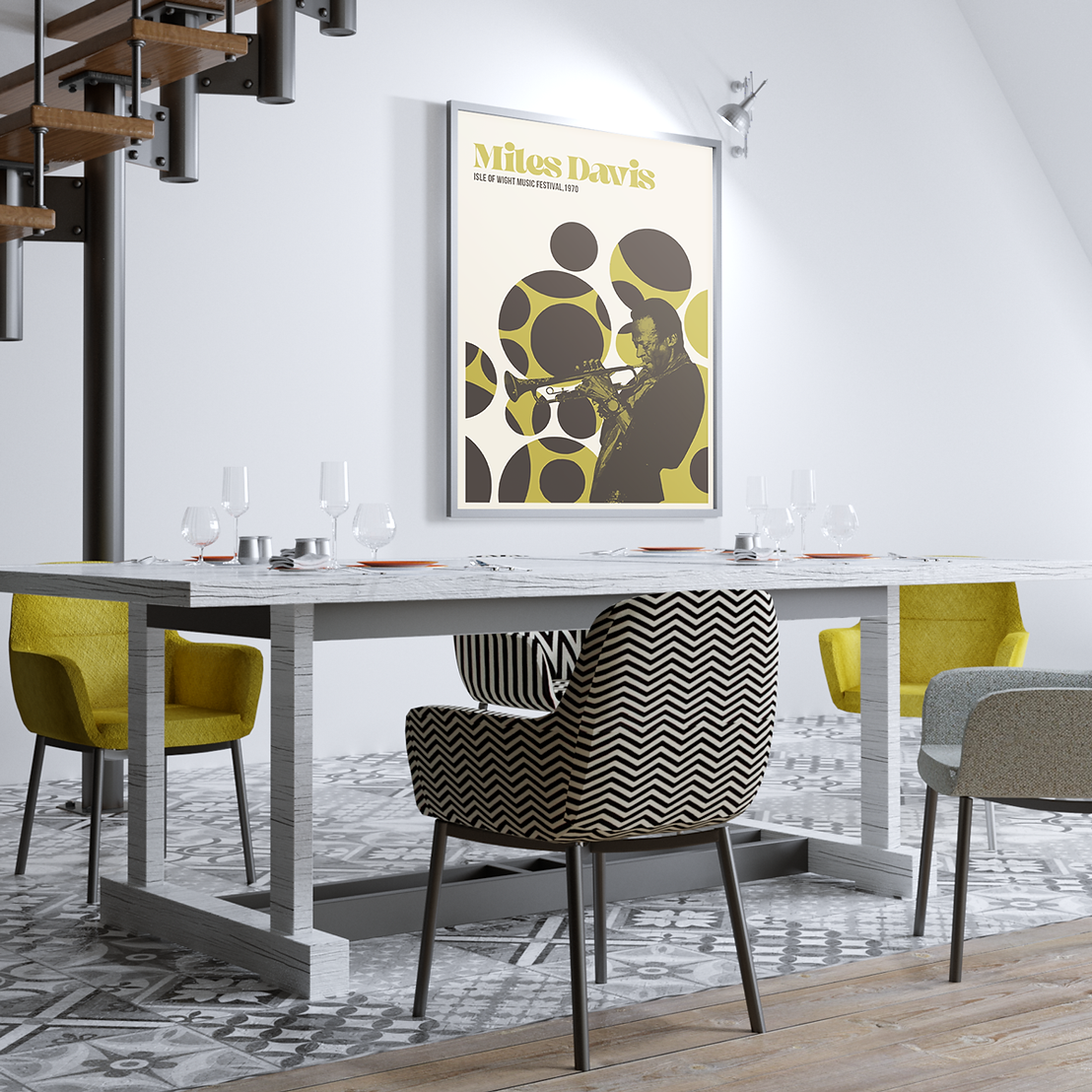 Miles Davis Icons of Jazz Art Print By Stereo Typist