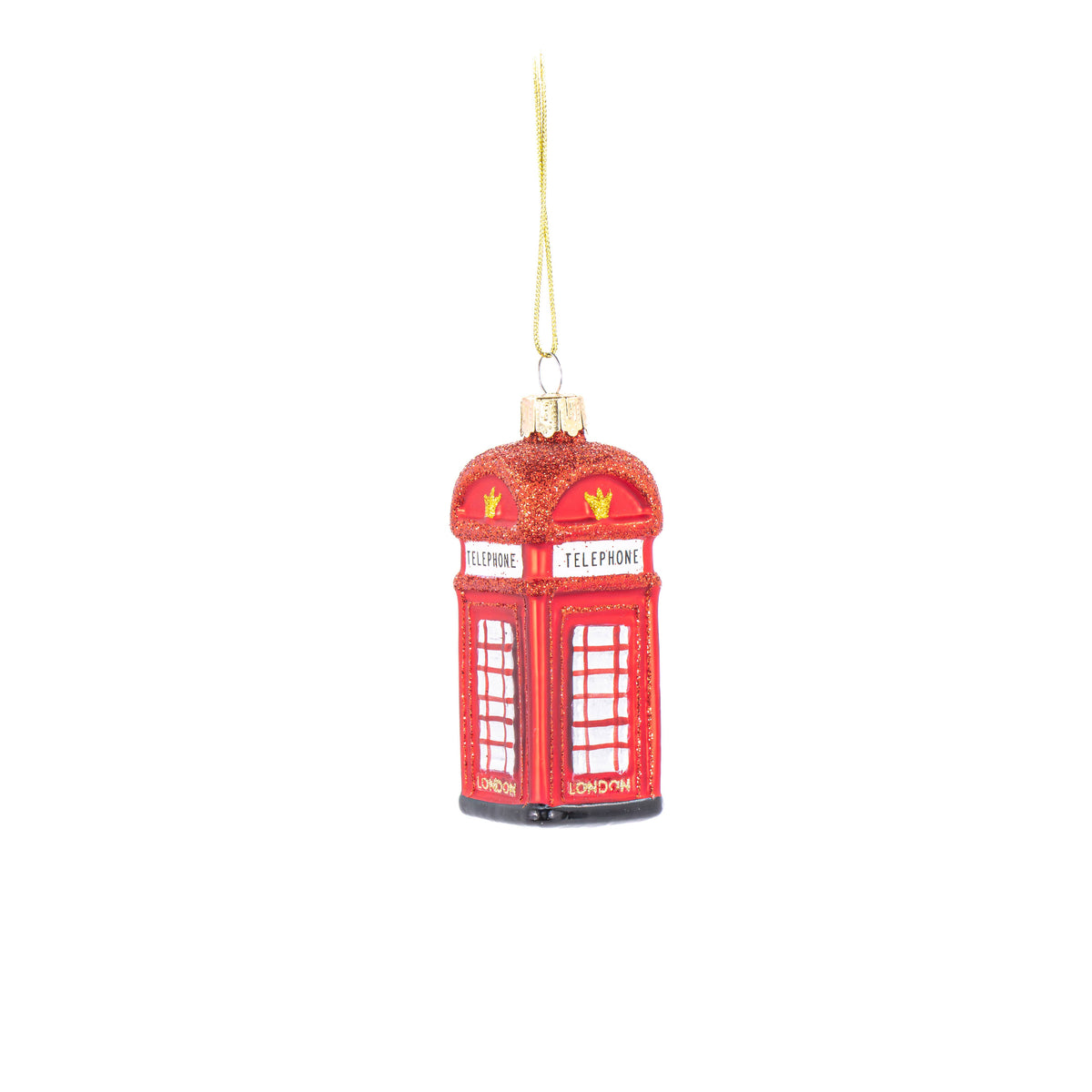 London Telephone Box Shaped Bauble