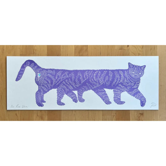 Ass Purr Usual Riso Print by Strangford