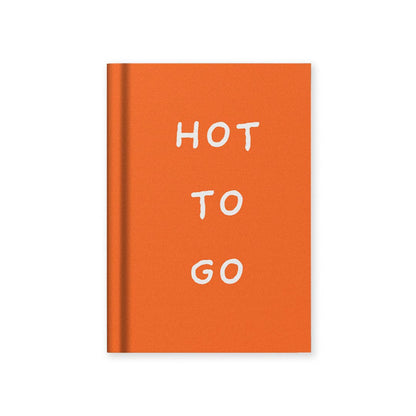 Hot To Go A7 Fabric Hardback Tiny Notebook By Oh Deer