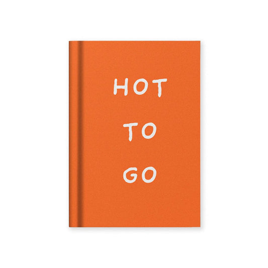 Hot To Go A7 Fabric Hardback Tiny Notebook By Oh Deer