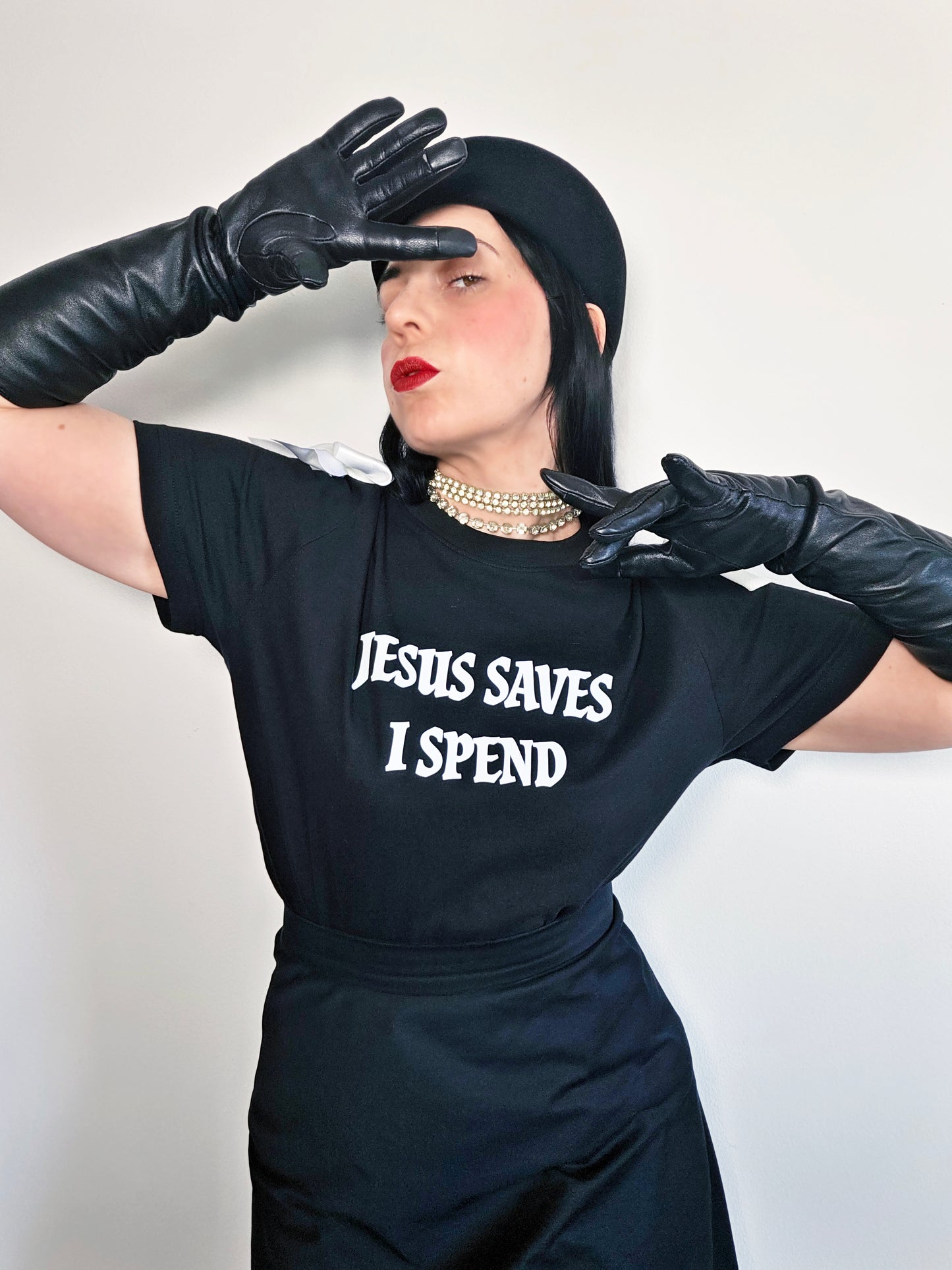 'Jesus saves' T-shirt by Odd Janko